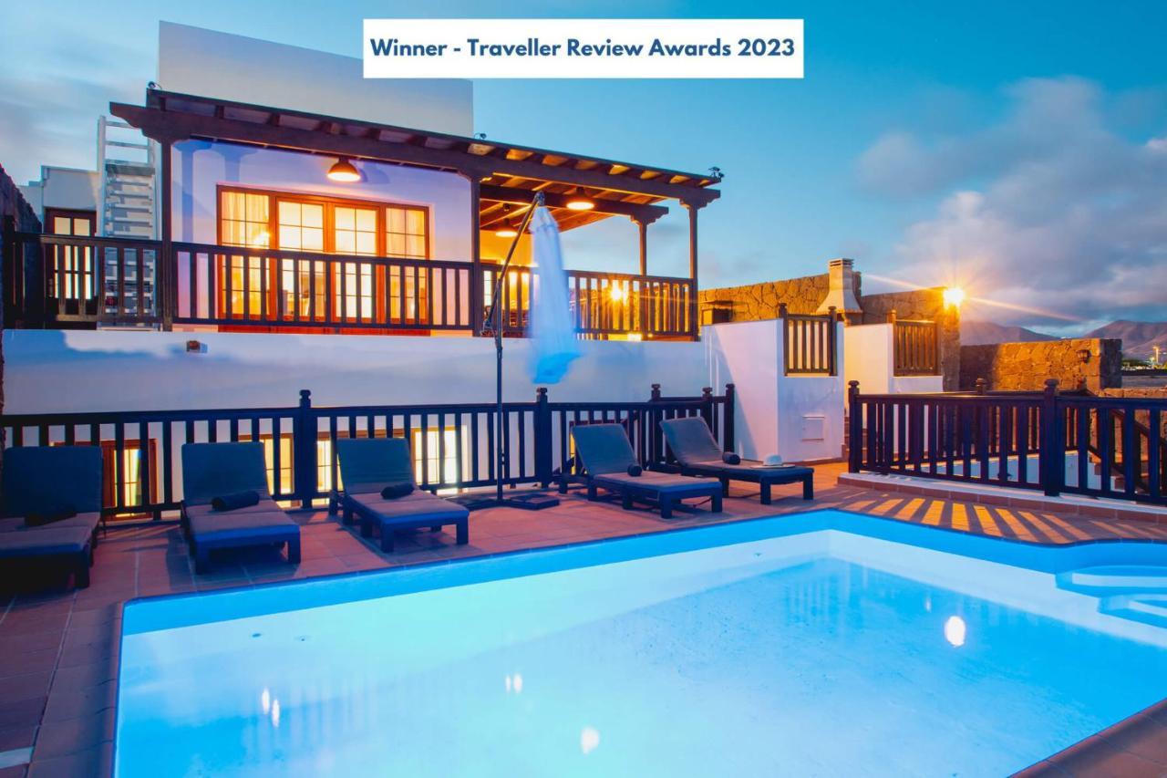 Villa Vista Reina - Luxury 6 Bedroom - Heated Pool- Views - Pool Table - Vista Lobos - Playa Blanca Exterior foto